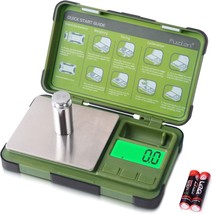 Fuzion Gram Scale 0 Point 1 G/1000 G, Digital Pocket Scale With 6 Grams And - £26.55 GBP