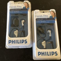 2 Phillips Hands Free Earbud Multi-Brand Compatible SAMSUNG/NOKIA/SONY E... - $12.60