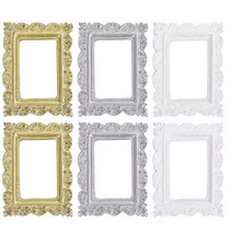 Dollhouse Exquisite Picture Frames 3 Colors1/12 Scale 1.85X1.30&quot; - £2.22 GBP