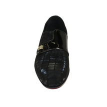 Men's GENIO Patent Suede Leather, Red Sole Shoes Turkey 120371263 Black image 2