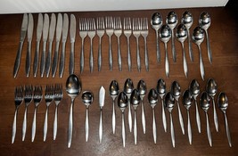 Vintage AMC Venice Stainless Steel Flatware Japan lot of 45 pieces - $50.00