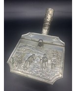 Antique Crumb Catcher Silent Butler Asian/Japan relief Rare silver tone ... - £20.91 GBP