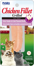Inaba Chicken Fillet Grilled Cat Treat Extra Tender in Crab Flavored Broth 0.9 o - £9.48 GBP