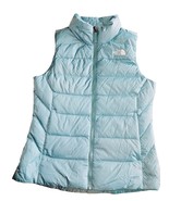 THE NORTH FACE Flare Down 550 Full Zip Vest Blue Teal Womens Size small - $74.26 CAD
