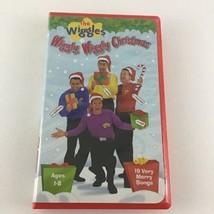 The Wiggles Wiggly Wiggly Christmas VHS Tape Holiday Very Merry Songs Vi... - £15.42 GBP