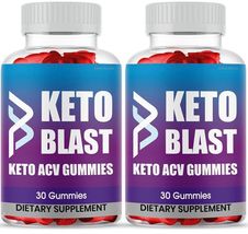 2 Pack Keto Blast ACV Gummies, Appetite Control Weight Management - £47.81 GBP