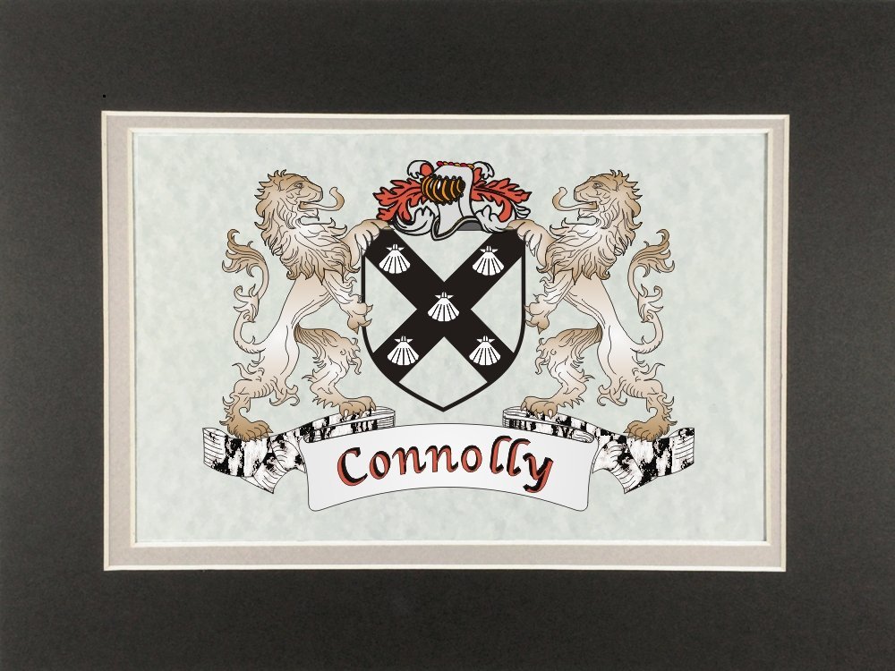 Connolly Irish Coat of Arms Print - Frameable 9" x 12" Item image 2