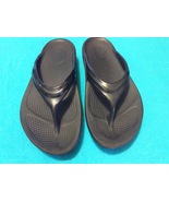 Oofos WOMENS RECOVERY SLIP-ON BLACK SANDALS - Size 7 US - Free Shipping - $446.47 MXN