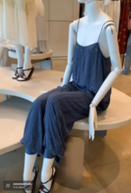 ZARA BNWT 2025. PETROL BLUE TOP SHIRT BEADED STRAPPY. 5770/120/409 - $80.49