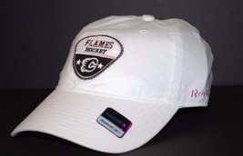 Calgary Flames Reebok 5070 Women&#39;s NHL Hockey Team Logo White Tonal Cap Hat - £11.26 GBP