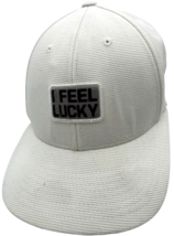 black clover I FEEL LUCKY white snapback adjust yupoong one ten flexfit ... - $180.58 MXN