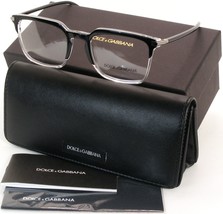 D&amp;g Dolce&amp;Gabbana DG 3283 675 Schwarz / Kristall Klar Brille 51-20-140mm Italien - $134.48