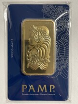 Gold Bar 50 Grams Pamp Suisse Fine Gold 999.9 In Sealed Assay - £2,644.97 GBP