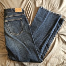 Eddie Bauer Jeans Classic Boot Cut Womens Size 6 S Mid Rise Medium Wash 30x29 - £14.66 GBP
