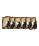 Ebros Black Bear By Branch Twigs Wall Light Cover Set of 6 Single Toggle... - $77.16 CAD