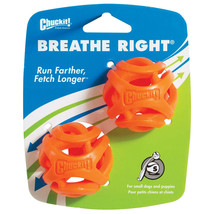Chuckit! Breathe Right Dog Toy Fetch Ball Orange 1ea/2 pk, SM - £14.17 GBP