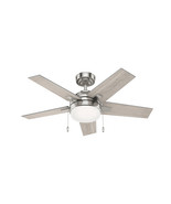 Hunter Fan 44 in. Bartlett Indoor Ceiling Fan Brushed Nickel - $277.91