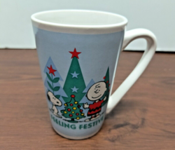 Christmas Coffee Mug Cup Dan Dee Peanuts Worldwide “Feeling Festive” - £10.22 GBP