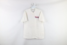 Vintage 90s Mens Medium Distressed Route 66 Rendezvous Muscle Car T-Shirt White - $44.50