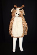 Celebration Halloween Plush hood Giraffe Costume Coat Toddler Girl Boy Child 4T - £24.05 GBP