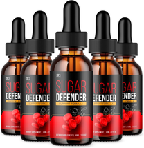 (5 Pack) Sugar Defender Drops, Sugar Defender Liquid Supplement 24 Hour Defense  - £118.18 GBP