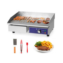 22 Inch Countertop Electric Griddle 2000W 110V Commercial Stainless Steel Grill- - €210,67 EUR