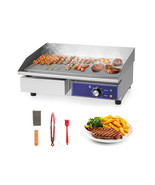 22 Inch Countertop Electric Griddle 2000W 110V Commercial Stainless Stee... - $4,601.91 MXN