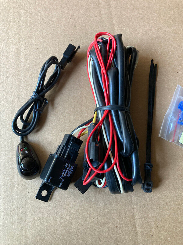 light bar / offroad light wiring harness universal - $11.87