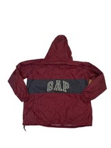 90s Vtg Gap Windbreaker Pullover Size Xl Jacket Spell Out Logo Packable Anorak - £19.03 GBP
