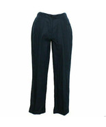 EILEEN FISHER Evening Blue Organic Linen Crop Cuff Pants 2 - $89.99