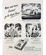 1944-WWII-Vintage Print Ad-OLD GOLD CIGARETTES-Apple Honey-Buy War Bonds... - $12.67