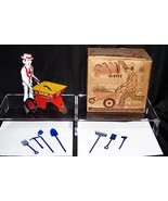 Original MARX Windup &quot;SAM THE CITY GARDNER&quot; with accessories &amp; Original Box - £185.02 GBP