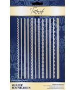Tattered Lace. Shaped Boundaries Die Set. Die Cutting Cardmaking Scrapbo... - $305.63 MXN