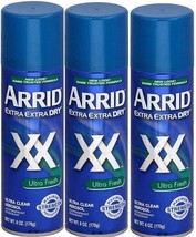 3 Packs Of Arrid Extra Dry Ultra Fresh Aeresol Deodorant Spray 6 oz - $20.13