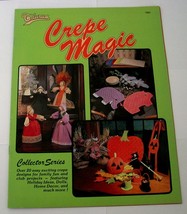20 Designs 16-Page Booklet CREPED PAPER MAGIC Halloween-Christmas Decora... - $7.00