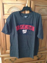 Washington nationals charcoal t shirt size extra large by gear - £19.58 GBP