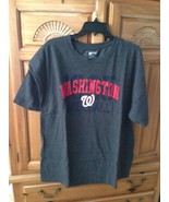 Washington nationals charcoal t shirt size extra large by gear - £19.53 GBP