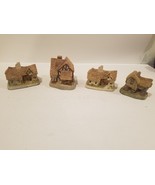 4 David Winter village pieces - Hand Painted Made in England 1980&#39;s - £11.81 GBP