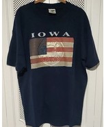 Police Iowa 3-D Des Moines Short Sleeve T-shirt Size L Navy - $211.74 MXN