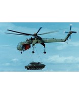 Framed 4" X 6" Print of a United States Army Sikorsky CH-54B "Tarhe" Helicopter. - $14.80