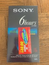 Sony T120 6 Hours VHS - £6.91 GBP