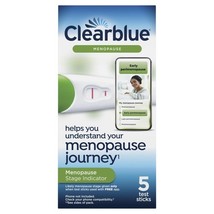 Clearblue Menopause Stage Indicator EXP 01/2026, 5 Ct - $238.21 MXN