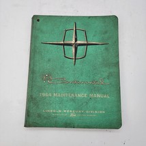 1964 Lincoln Continental Maintenance Manual First Printing Sept 1963 - $31.49