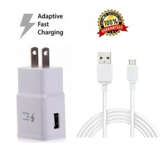 Fast Rapid Wall Charger+Charging Cable Cord For Samsung Galaxy J3 J7 - £8.28 GBP