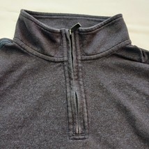 Van Heusen Flex 1/4 Zipper Men's Gray Cotton Blend Sweatshirt Long Sleeve Sz 2XL image 6