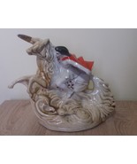 David of Sassoun Armenian Porcelain Figurine Vintage, Yerevan Faience Fa... - $217.33 CAD