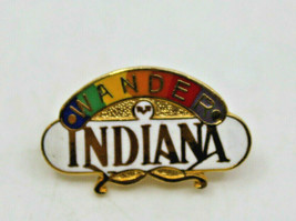 Wonder Indiana State ID USA Multi Colored Collectible Pin Pinback Vintage - £11.42 GBP