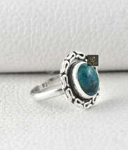 925 Sterling Fine Silver Turquoise Gemstone Ring Sz C-Z Women Fest Gift RSP-1031 - £21.40 GBP