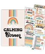Retro Calming Corner Posters | Set of 9 | Classroom Decor - $35.30 CAD