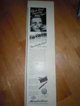 Vintage Maybelline Beauty Secret Print Magazine Advertisement 1937 - €3,49 EUR